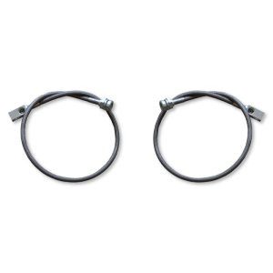 Jeep Wrangler Brake Lines - Front - Rock Krawler - Stainless Steel Long Travel - `97-`06